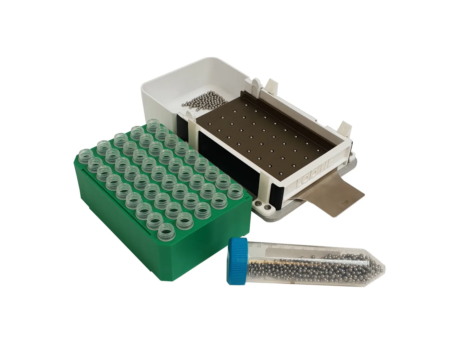 LabTIE 45 tube bead dispenser for screwcap and snapcap tubes