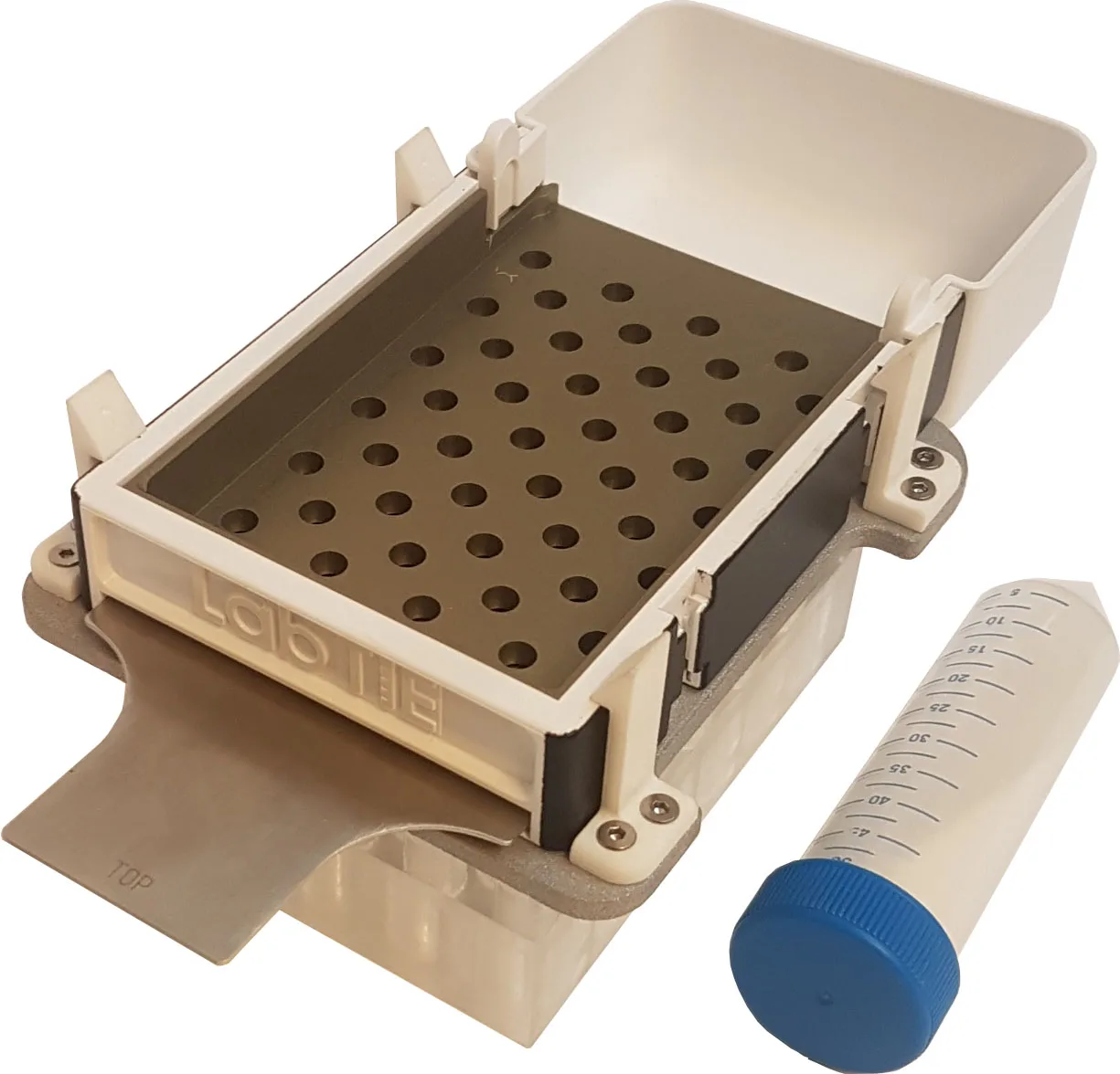LabTIE 48 tube powder dispenser